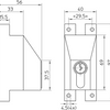 Nemef 2809 Treibstangenschutz für Pumpengetriebe 1. | ohne Zylinder | Farbe: grau | 97 x 40 x 56 mm – 9280900000