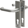 Nemef 3252 P Fitting Kurzschild abgerundet | d Hocker-Hocker | Beschlagset | gefiedert | Kurbelzapfen 8mm | f1 Aluminium | pc72-pc72 - 9325216720