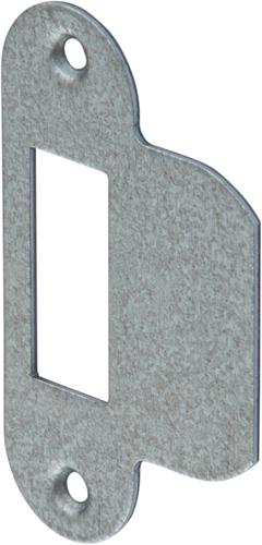 Nemef p1255 Schließblech | Messing 23,3x71,5mm abgerundet | dr 1+2+3+4 - 9125590540