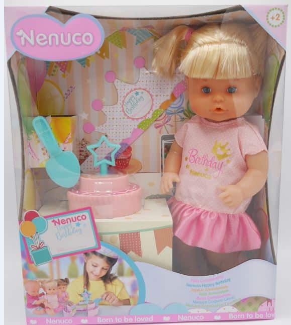 Nenuco Happy Birthday Pop mit Kuchen
