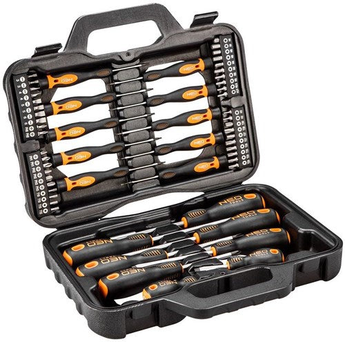 Neo-Schraubendreher-Set | 58 Stück im Koffer - 6460198
