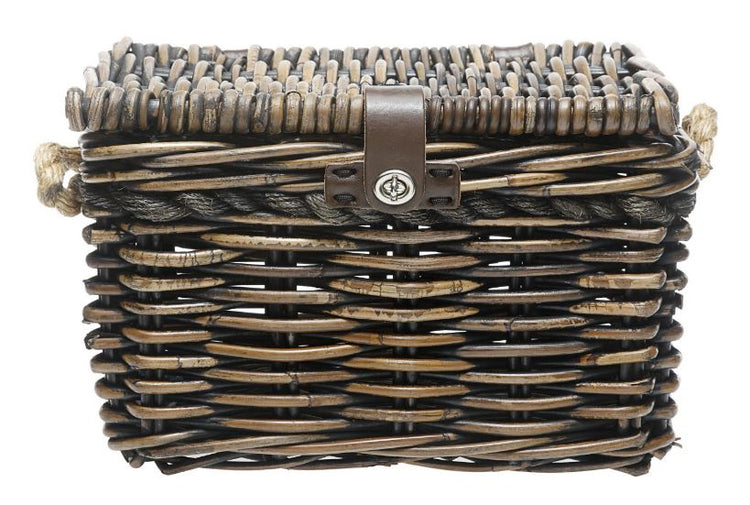 Fahrradkorb Melbourne 24 Liter 38 x 27 cm Rattan braun