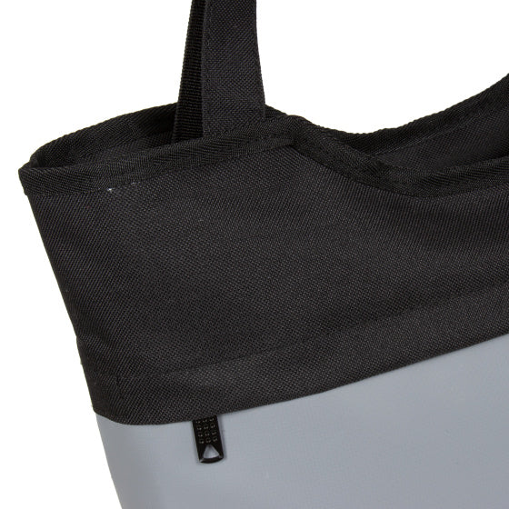 Fahrrad Kohlenstoffwasser -Repellent Shopper Fahrradbeutel 12 l Grau