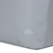 Fahrrad Kohlenstoffwasser -Repellent Shopper Fahrradbeutel 12 l Grau - afbeelding 6
