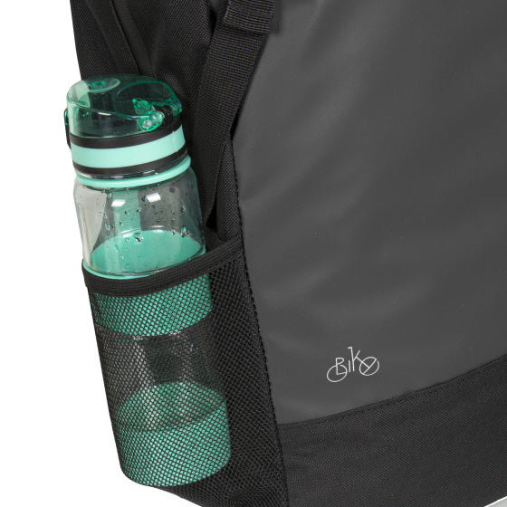 Fahrrad Kohlenstoffwasser -Repellent Fahrrad Umhängetasche 24 l Schwarz