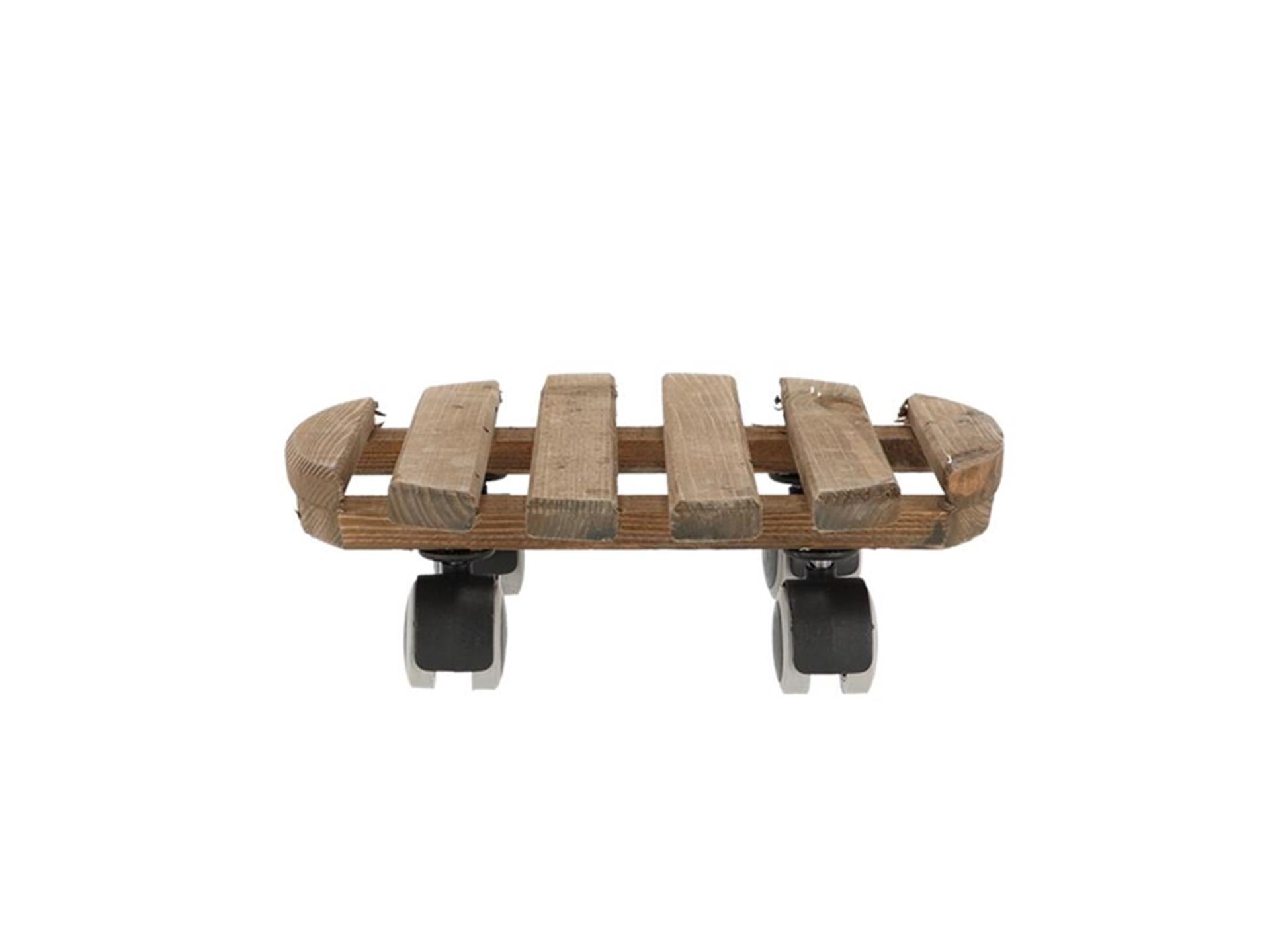 Esschert Design Pflanzenwagen braun ø29
