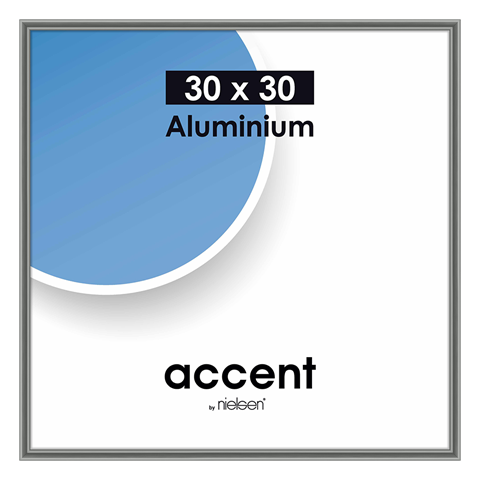 Nielsen Design Nielsen Fotorahmen 54125 Accent Stahlgrau 30x30 cm
