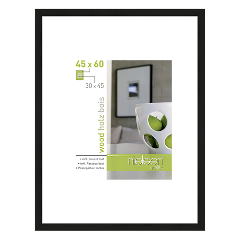 Nielsen Design Nielsen Fotorahmen 8988055 Apollon Black 45x60 30x45 cm