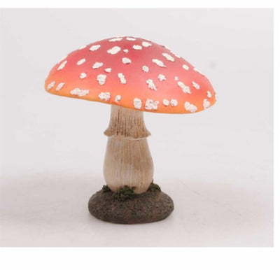 Von der Jahreszeit inspirierte Dekoration, Gartenstatue, Pilz, 7 x 7 x 10 cm