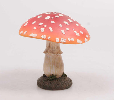 Von der Jahreszeit inspirierte Dekoration, Gartenstatue, Pilz, 9 x 9 x 13 cm