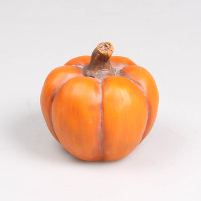 Von der Jahreszeit inspirierte Dekoration Kürbis Steingut orange H10,5cm