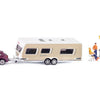 Siku 2542 Personenwagen mit Wohnwagen