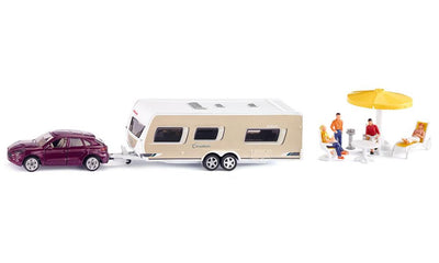 Siku 2542 Personenwagen mit Wohnwagen