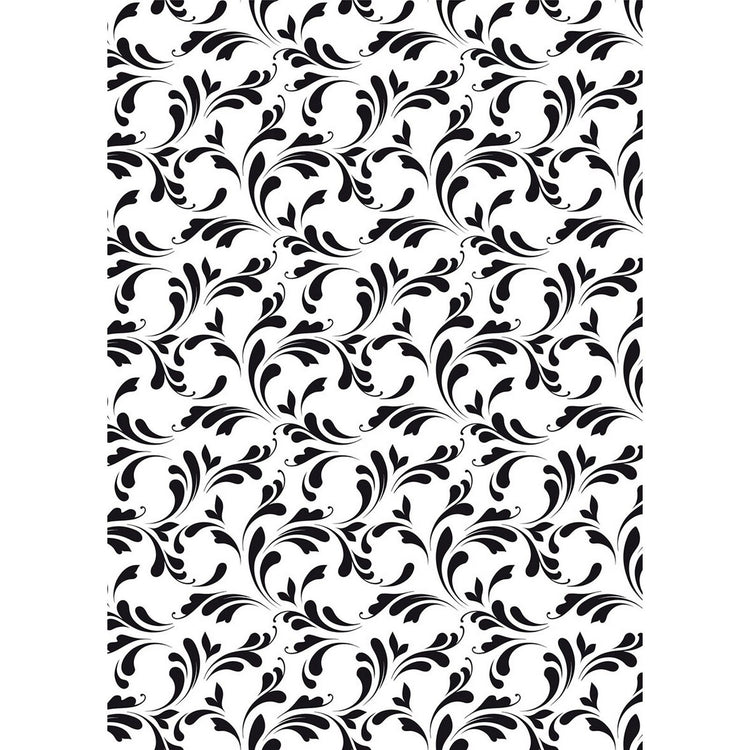 Nellies Wahl • Lasercut-Schablone A5 Wirbel-2
