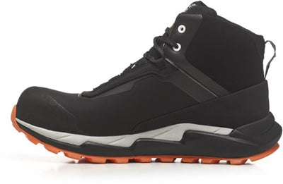 No Risk Athletic Mid Stx Orange 1019.15 S7L | schwarz orange | Größe 38 - 00.071.066.38