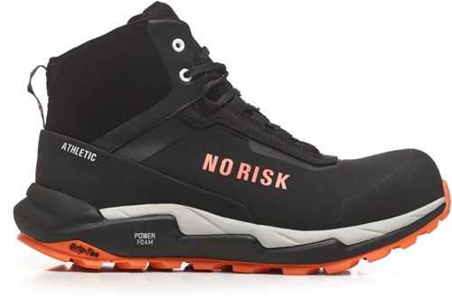 No Risk Athletic Mid Stx Orange 1019.15 S7L | schwarz orange | Größe 40 - 00.071.066.40