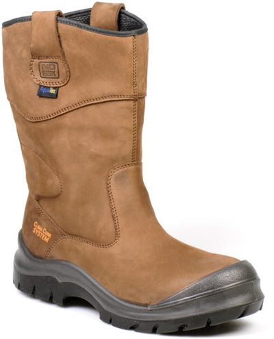 Kein Risiko hoher Stiefel Hawick 6674.02 S3 Aqua-Tex braun – Größe 43 – 00.071.011.43
