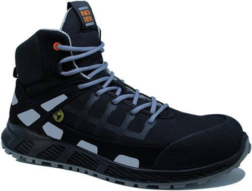 No Risk High Sneaker Faith S3 ESD Grau – Größe 43 – 00.071.022.43