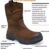 Kein Risiko Arbeitsstiefel Hawick Aqua-Tex XW 1674.02 Metallfrei S3 | braun | Größe 48 - 00.071.011.48