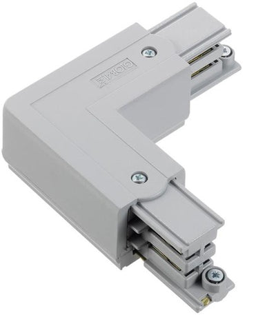 Nordisches Eckstück fest 90°. für. Schiene Aluminium links 5050035