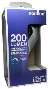 Nordlux LED A160 E27 8,5-21W 1800K Filament Spirale Grau Dimmbar - 2760185