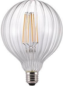 Nordlux LED Globe G125 E27 2-15W 2200K Avra Klar gestreift - 2760320