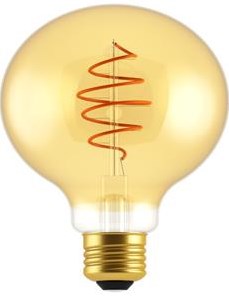 Nordlux LED Globe G125 E27 4,9-35W 2200K Filament Spirale Gold Dimmbar - 2760150
