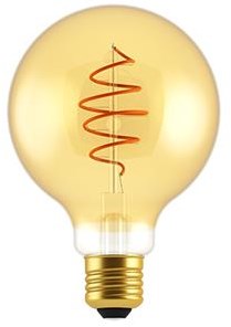 Nordlux LED Globe G95 E27 4,9-35W 2200K Filament Spirale Gold Dimmbar - 2760121