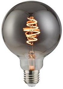 Nordlux LED Globe G95 E27 5-15W 1800K Filament Spirale Grau Dimmbar - 2760110