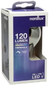Nordlux LED GLS E27 5-13 W 1800 K Filament spiralgrau dimmbar – 2760060