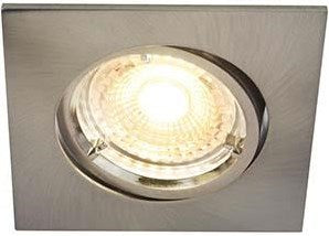 Nordlux LED-Einbaustrahler Carina quadratisch Nickel gu10 5W 3er-Pack dimmbar 2700k - 4801300