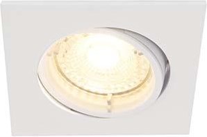 Nordlux LED-Einbaustrahler Carina quadratisch weiß gu10 5W 3er-Pack dimmbar 2700K - 4801290