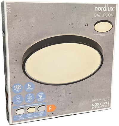 Nordlux LED Deckenleuchte Noxy 17W 3000 4000K 35cm Schwarz - 4802379