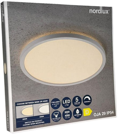Nordlux LED-Deckenleuchte oja 29 weiß 17w 3000k 4000k 29cm - 4802324
