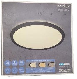 Nordlux LED Deckenleuchte oja 29 schwarz 15w 3000k 4000k 29cm - 4802299