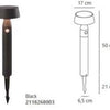 Nordlux LED-Solar-Gartenlampe auf Zapfen Nama 1 W 3000 K Schwarz 50 cm – 4802840