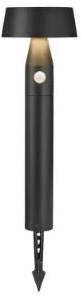 Nordlux LED-Solar-Gartenlampe auf Zapfen Nama 1 W 3000 K Schwarz 50 cm – 4802840