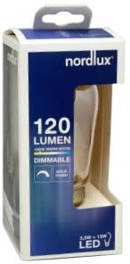 Nordlux LED ST64 E27 3,5-12W 1800K Retro Deco Gold Dimmbar - 2760105