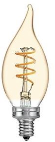 Nordlux LED-Spitzenkerze E14 3-21W 2200K Filamentspirale gold dimmbar - 2760020