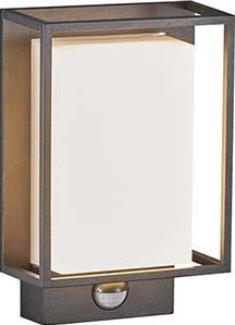 Nordlux LED-Wandleuchte Nestor Sensor schwarz 8W 2700K IP44 - 4800890