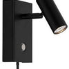 Nordlux LED-Wandleuchte Omari 3,2W schwarzer Touch - 4800438