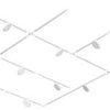 Nordlux Verbindungsschiene 1 Phase 1,8 Meter weiß inkl. Verbindungsstück - 5049119