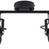 Nordlux Aufbaustrahler 2x GU10 Aschefarbe schwarz verstellbar - 4800460