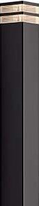Nordlux Mastleuchte Ulme E27 schwarz IP44 80cm - 4800830