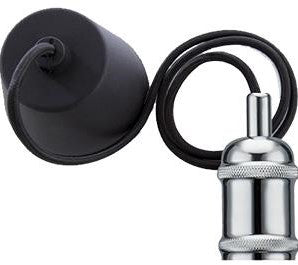 Nordlux Kordelpendelleuchte E27 Avra Chrom – 4800190