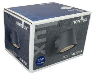 Nordlux Wandleuchte Aleria grau gu10 ip44 - 4800990