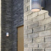 Nordlux Wandleuchte Aludra rund E27 Silber Anthrazit IP54 - 4800941