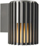 Nordlux Wandleuchte Aludra rund E27 Silber Anthrazit IP54 - 4800941