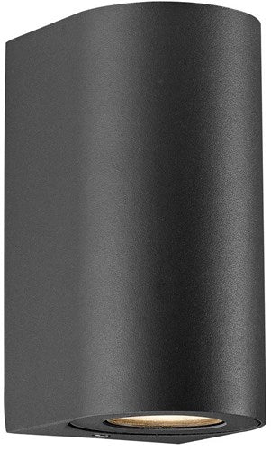 Nordlux Wandleuchte Canto Maxi2 rund 2x gu10 schwarz IP44 - 4800952