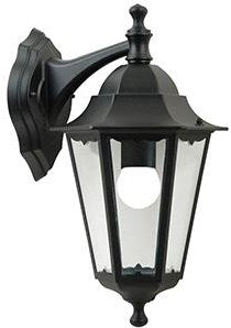 Nordlux Wandleuchte Cardiff Down E27 schwarz IP44 - 4800924